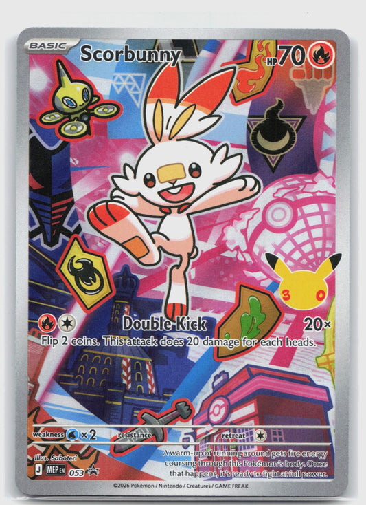 Scorbunny Holo Promo ME: Mega Evolution Promo 053 NM