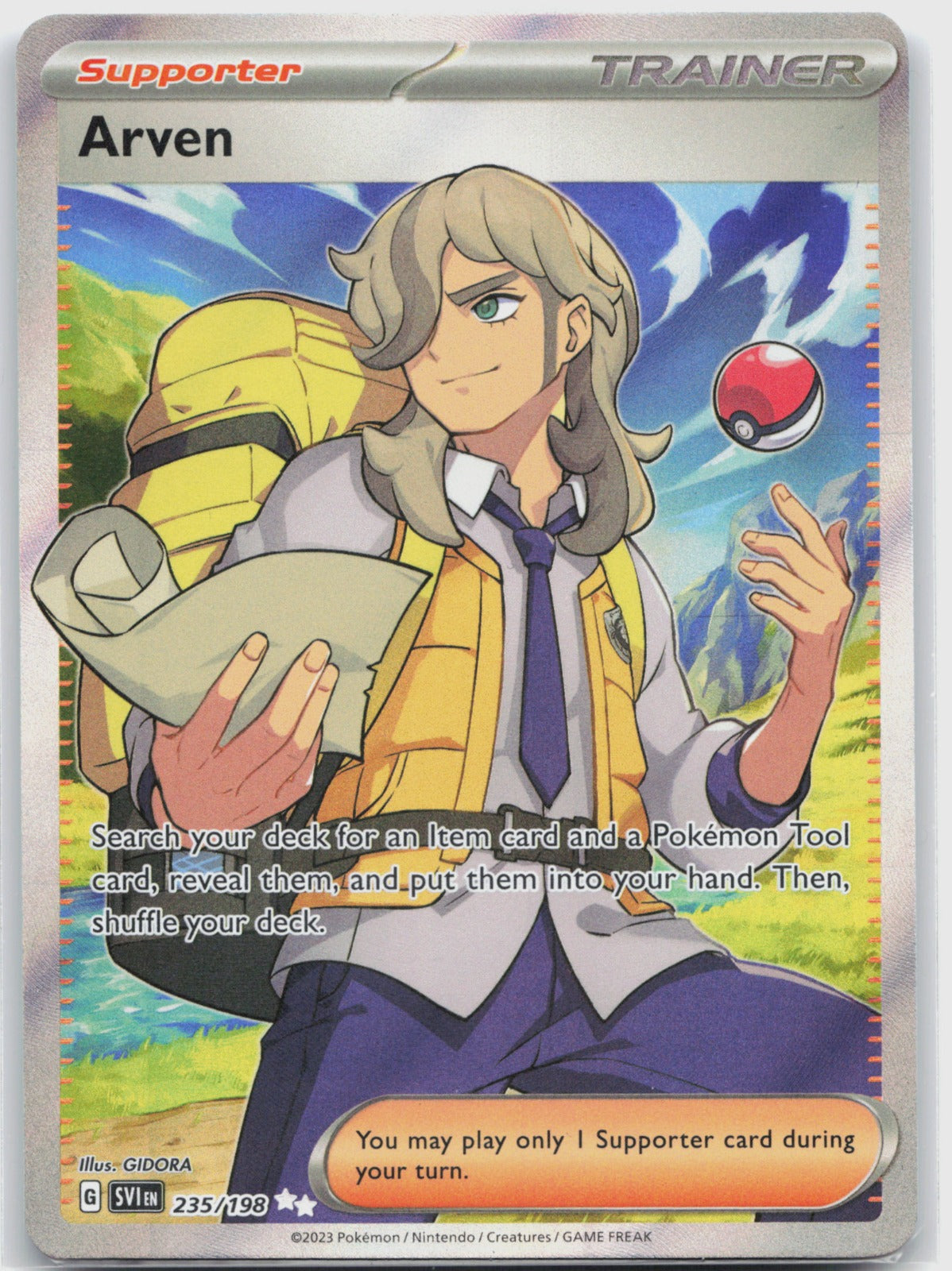 Arven Holo Ultra Rare SV01: Scarlet & Violet Base Set 235/198 NM