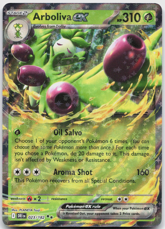Arboliva ex Holo Double Rare SV10: Destined Rivals 023/182 NM