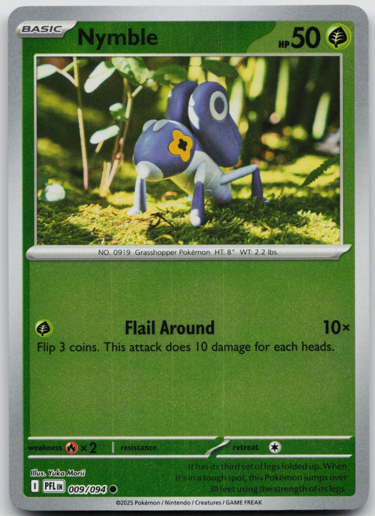 Nymble Reverse Holo Common ME02: Phantasmal Flames 009/094 NM
