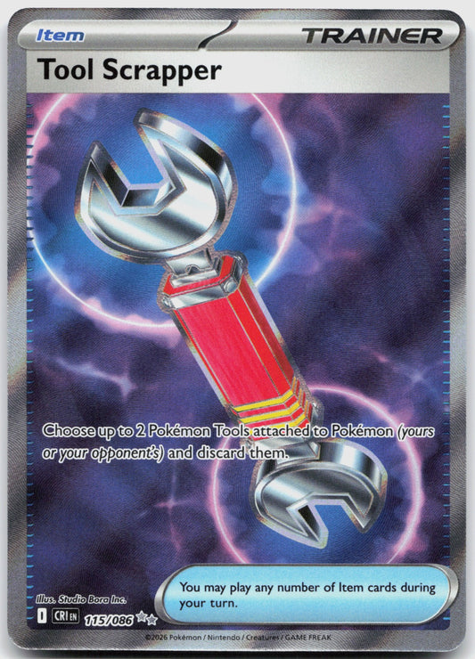 Tool Scrapper Holo Ultra Rare ME04: Chaos Rising 115/086 NM