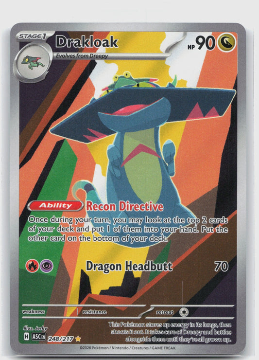 Drakloak Holo Illustration Rare ME: Ascended Heroes 248/217 NM