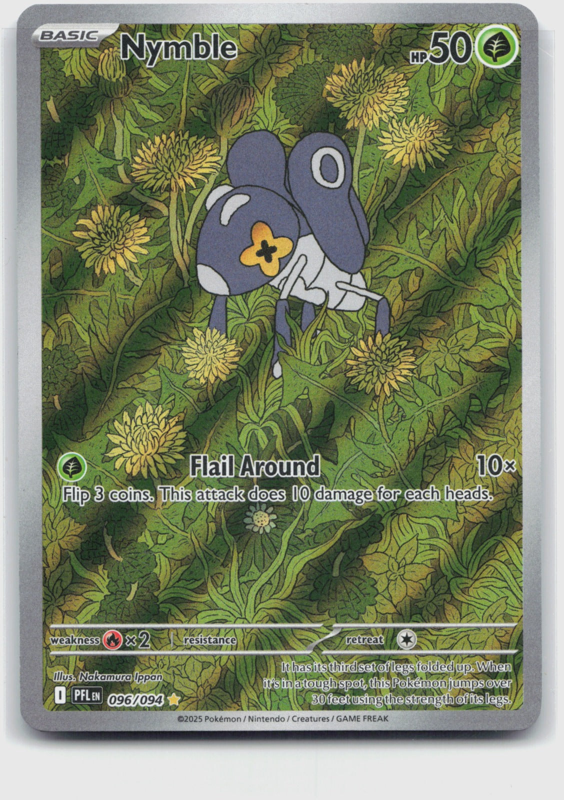 Nymble Holo Illustration Rare ME02: Phantasmal Flames 096/094 NM