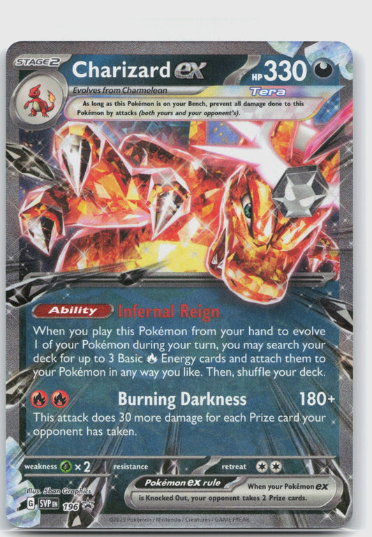Charizard ex Holo Promo SV: Scarlet & Violet Promo Cards 196 NM