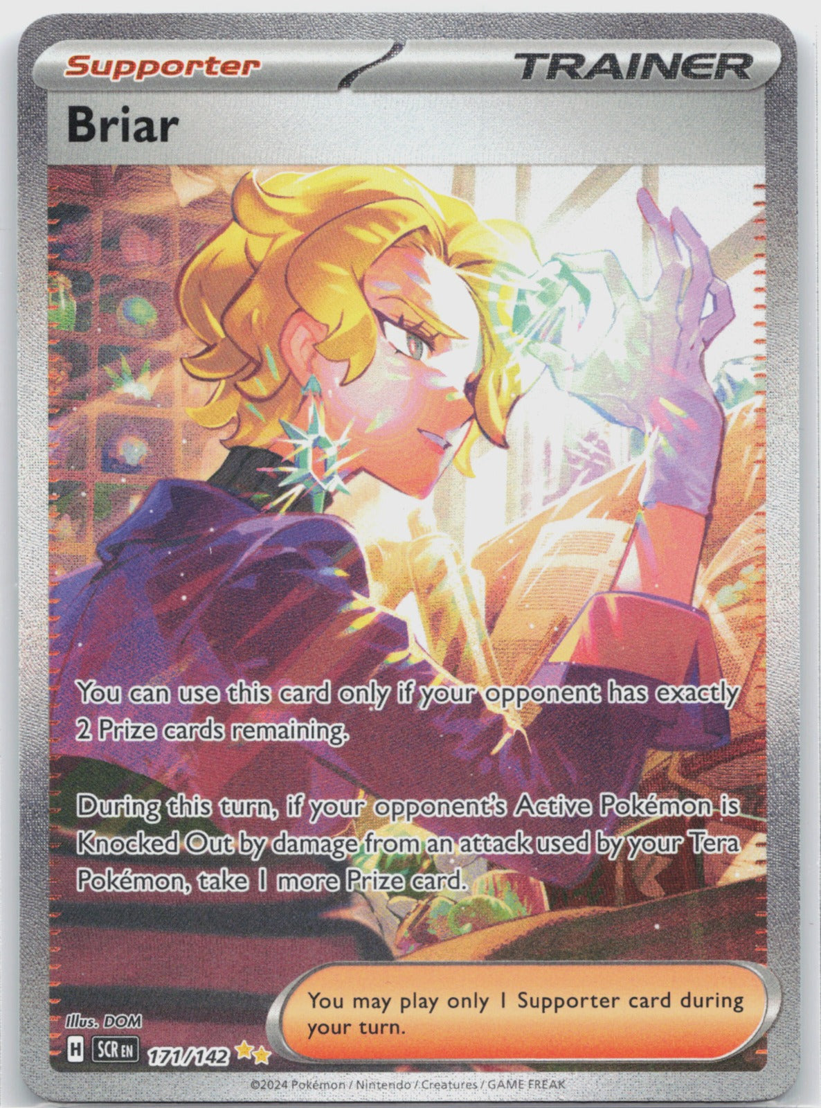 Briar Holo Special Illustration Rare SV07: Stellar Crown 171/142 NM