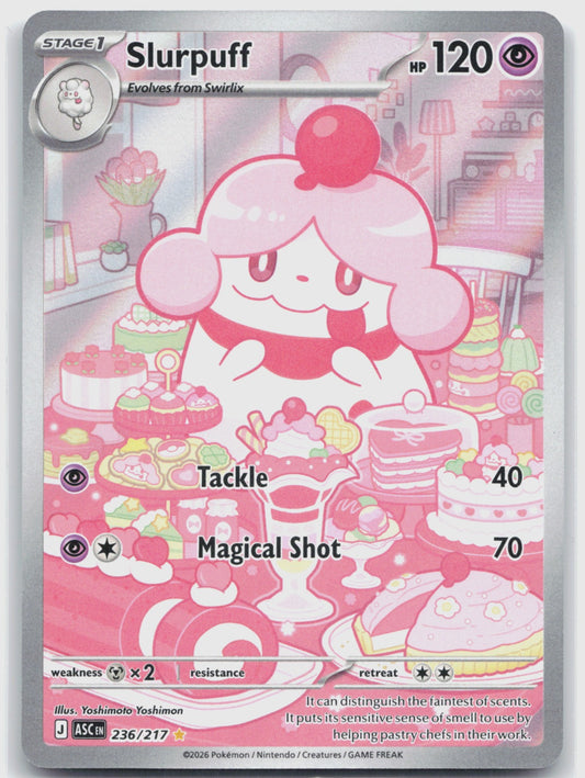 Slurpuff Holo Illustration Rare ME: Ascended Heroes 236/217 NM