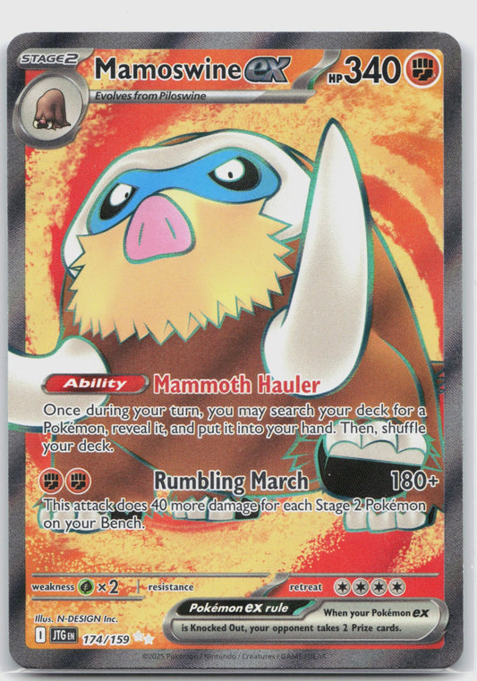 Mamoswine ex Holo Ultra Rare SV09: Journey Together 174/159 NM