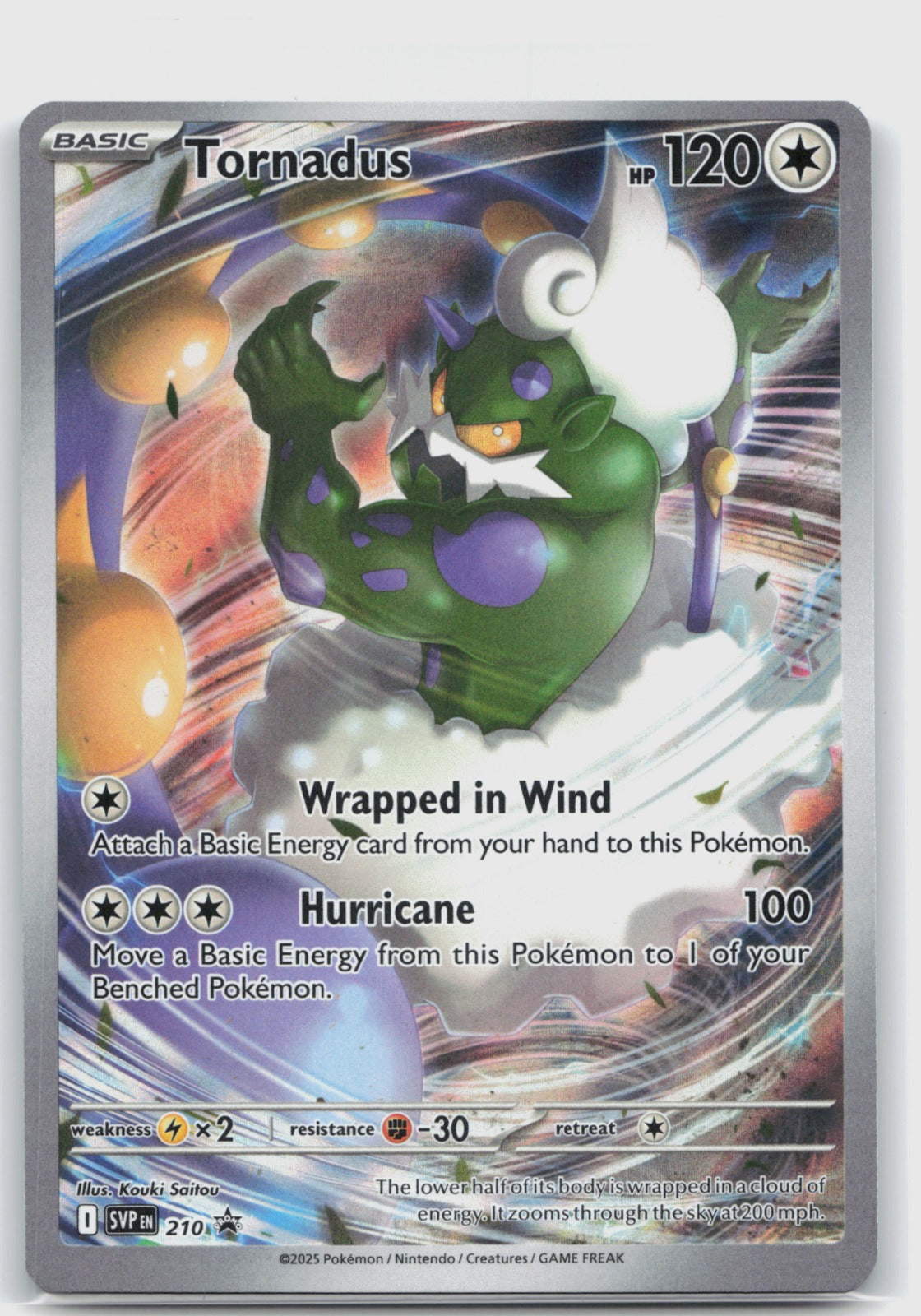 Tornadus Holo Promo SV: Scarlet & Violet Promo Cards 210 NM