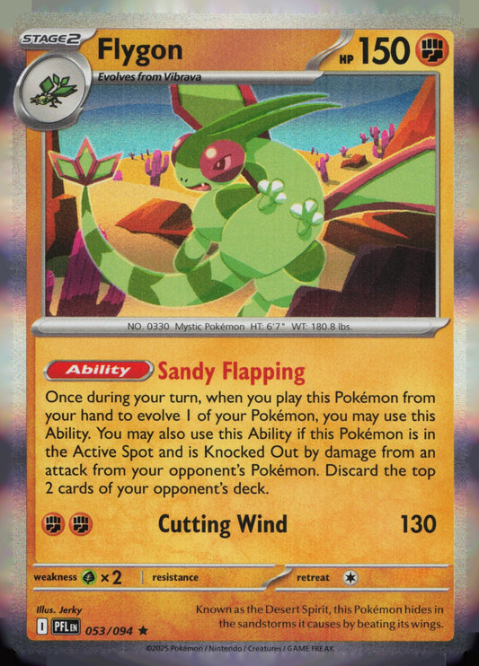 Flygon Holo Rare ME02: Phantasmal Flames 053/094 NM