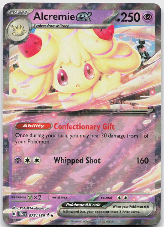 Alcremie ex Holo Double Rare SV09: Journey Together 075/159 NM