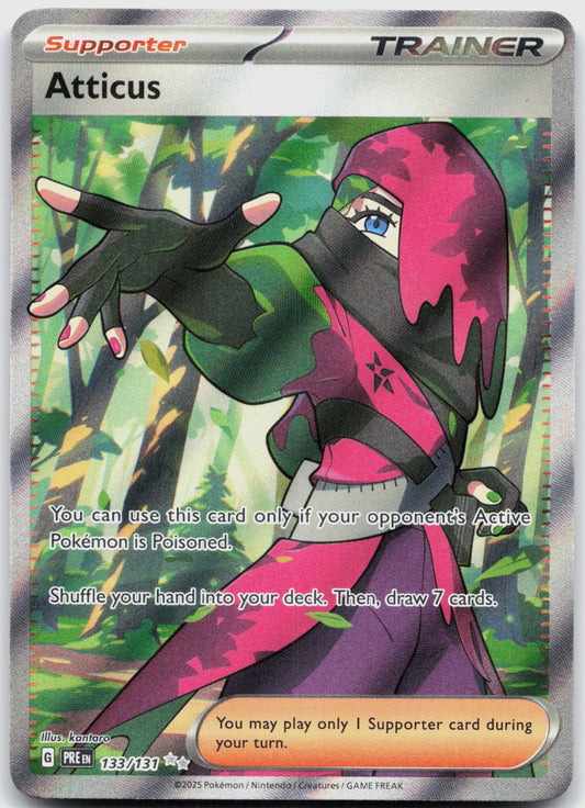 Atticus Holo Ultra Rare SV: Prismatic Evolutions 133/131 NM