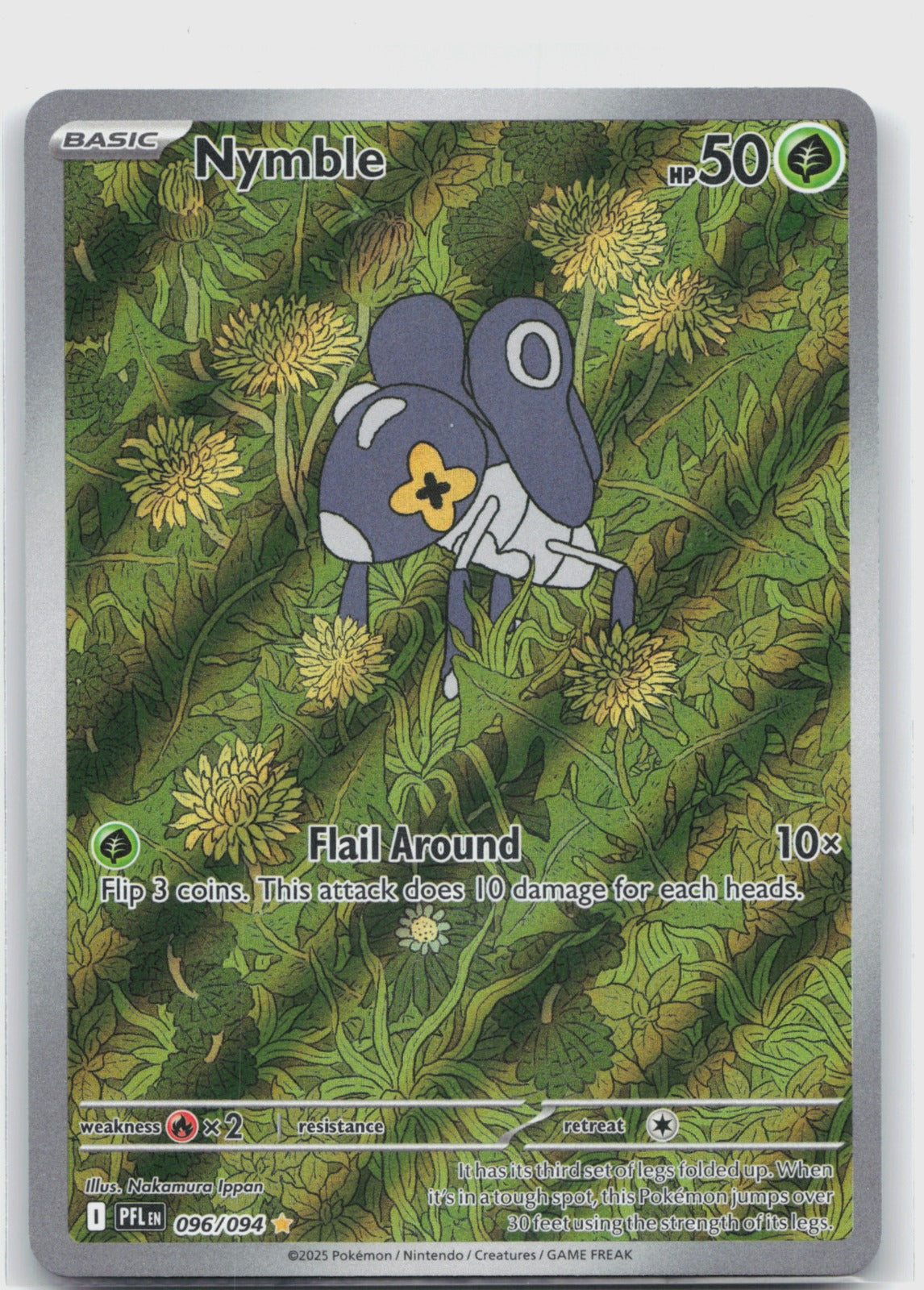 Nymble Holo Illustration Rare ME02: Phantasmal Flames 096/094 NM