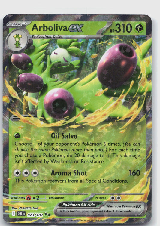 Arboliva ex Holo Double Rare SV10: Destined Rivals 023/182 NM