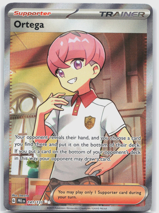 Ortega Holo Ultra Rare SV: Prismatic Evolutions 141/131 NM