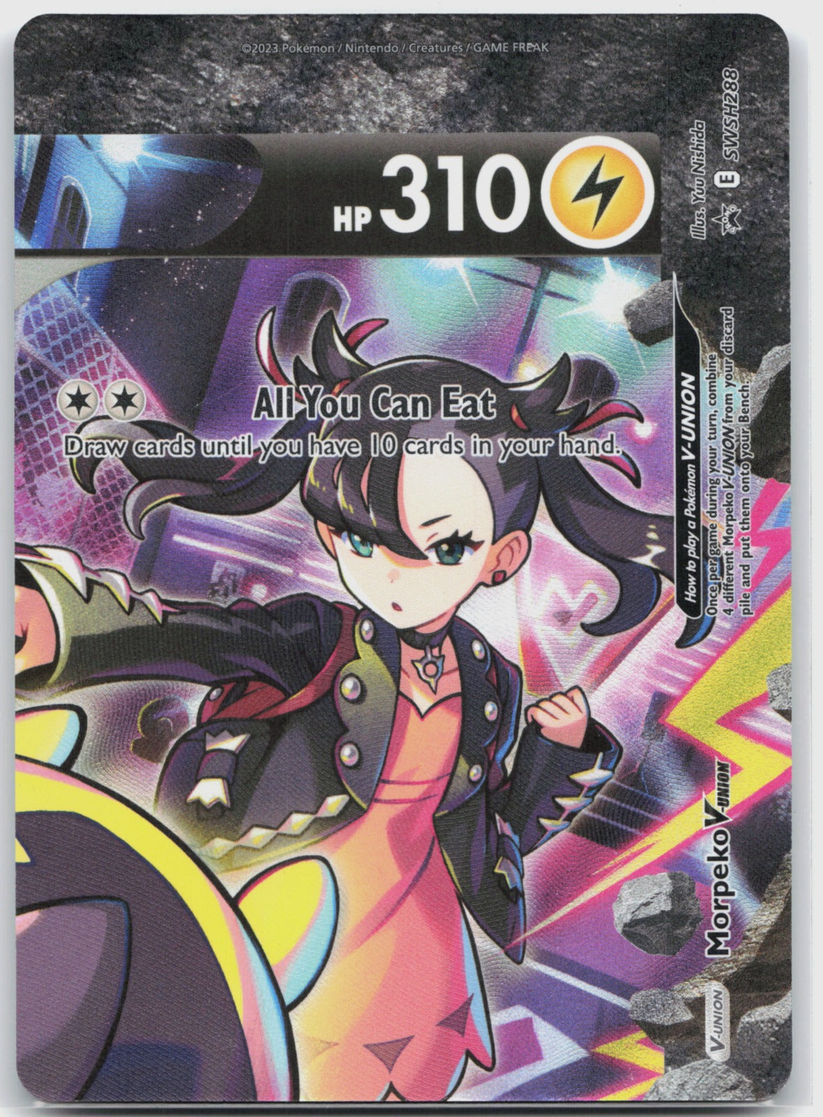 Morpeko V-Union Holo Promo SWSH: Sword & Shield Promo Cards SWSH288 NM