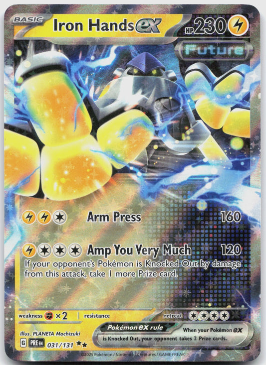 Iron Hands ex Holo Double Rare SV: Prismatic Evolutions 031/131 NM