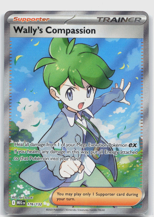 Wally's Compassion Holo Ultra Rare ME01: Mega Evolution 176/132 NM