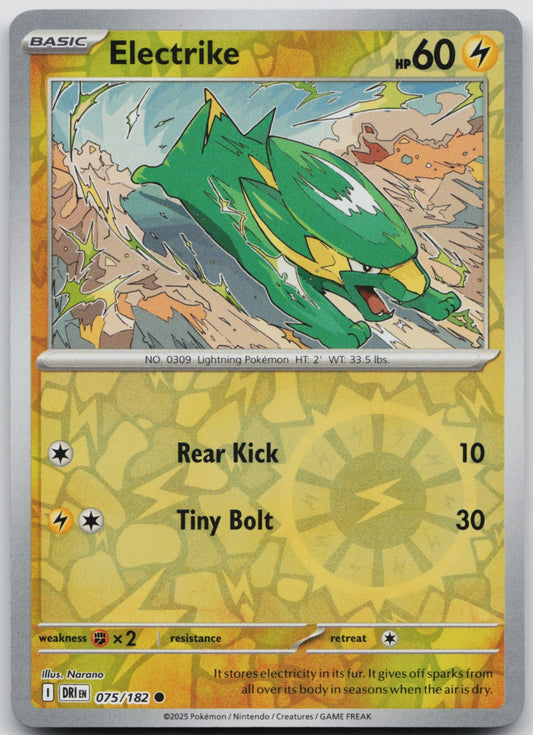 Electrike Reverse Holo Common SV10: Destined Rivals 075/182 NM