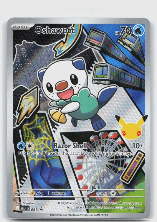 Oshawott Holo Promo ME: Mega Evolution Promo 051 NM