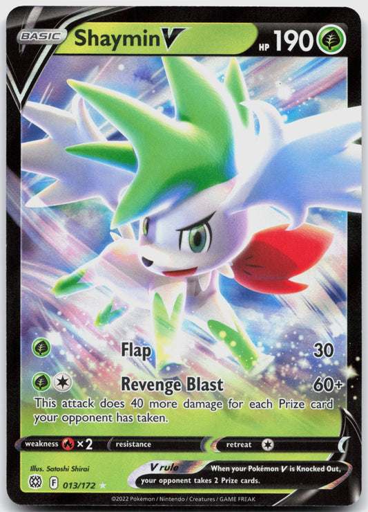 Shaymin V Holo Ultra Rare SWSH09: Brilliant Stars 013/172 NM