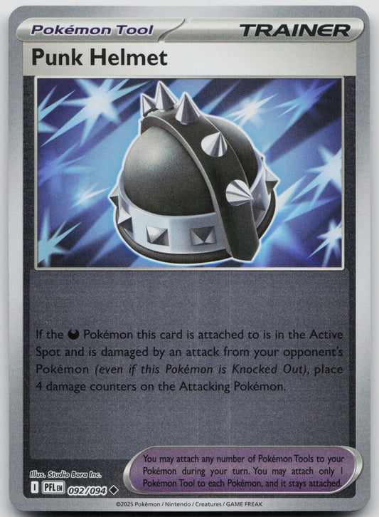 Punk Helmet Reverse Holo Uncommon ME02: Phantasmal Flames 092/094 NM
