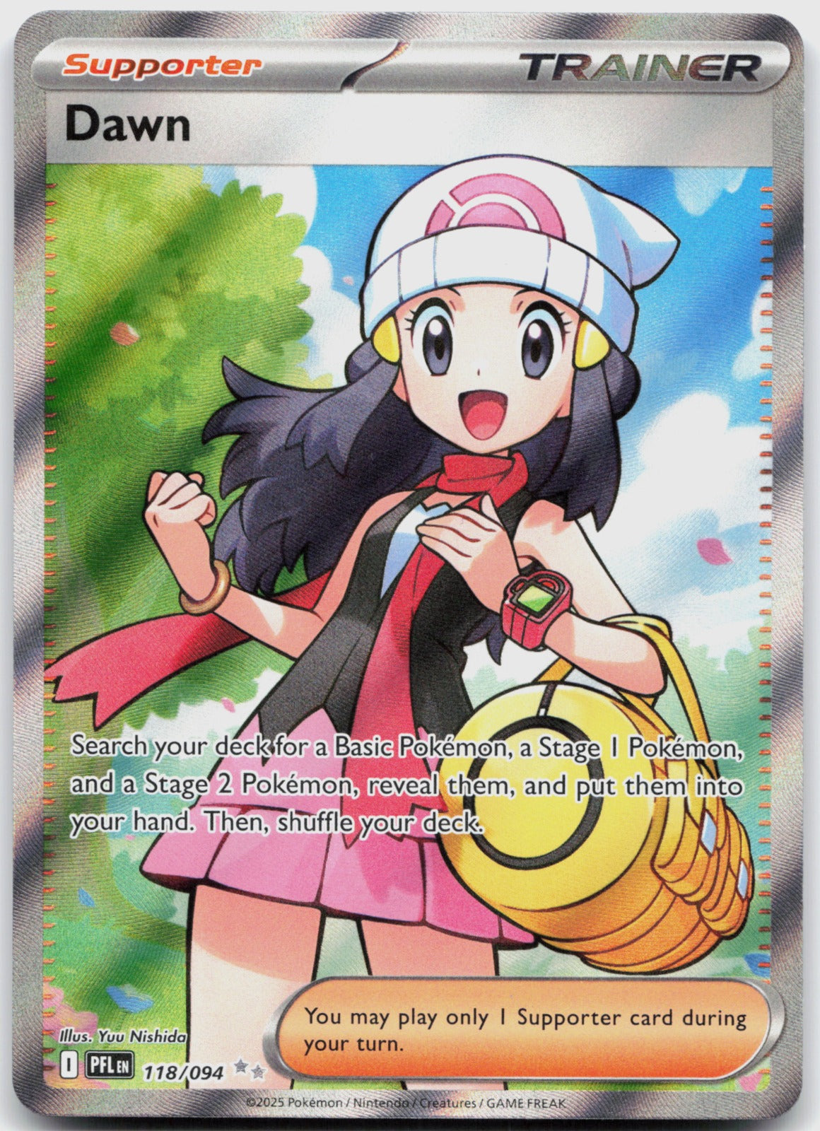 Dawn Holo Ultra Rare ME02: Phantasmal Flames 118/094 NM