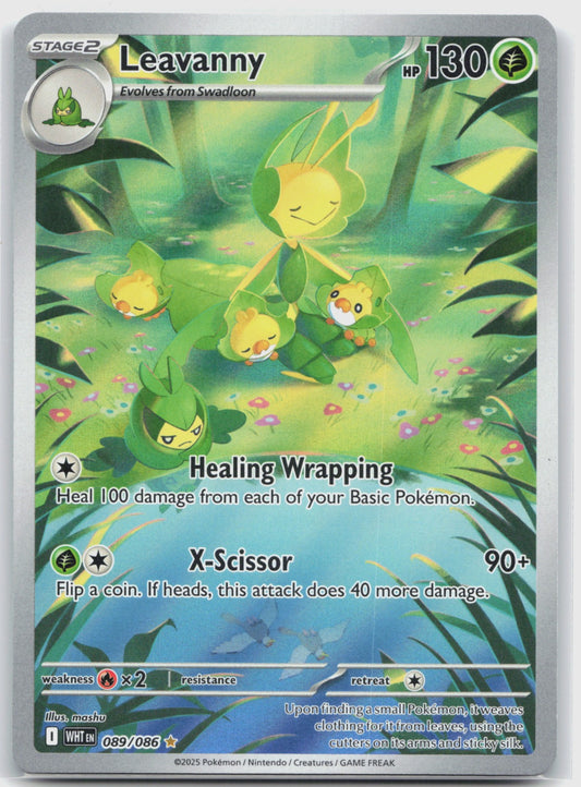 Leavanny Holo Illustration Rare SV: White Flare 089/086 NM
