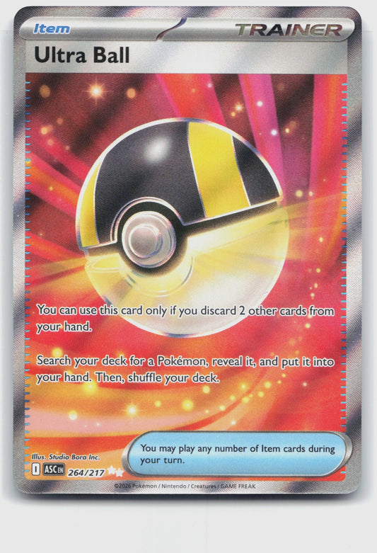 Ultra Ball Holo Ultra Rare ME: Ascended Heroes 264/217 NM