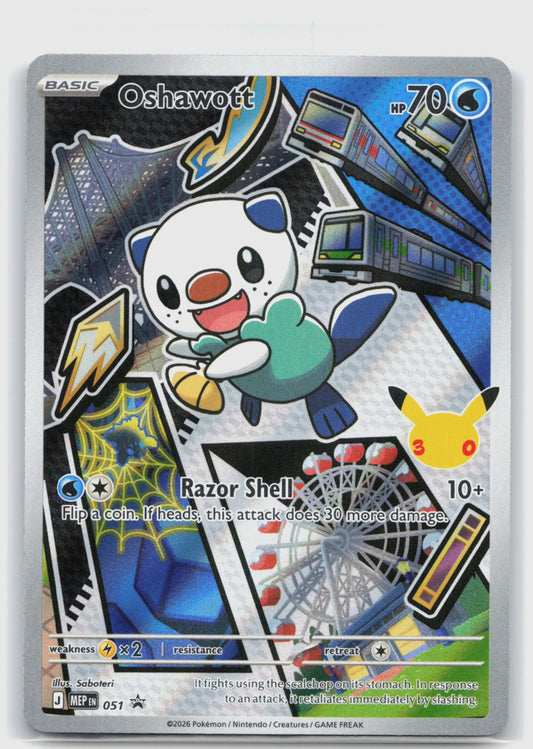 Oshawott Holo Promo ME: Mega Evolution Promo 051 NM