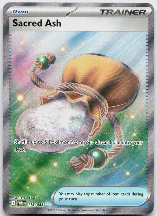 Sacred Ash Holo Ultra Rare ME03: Perfect Order 115/088 NM