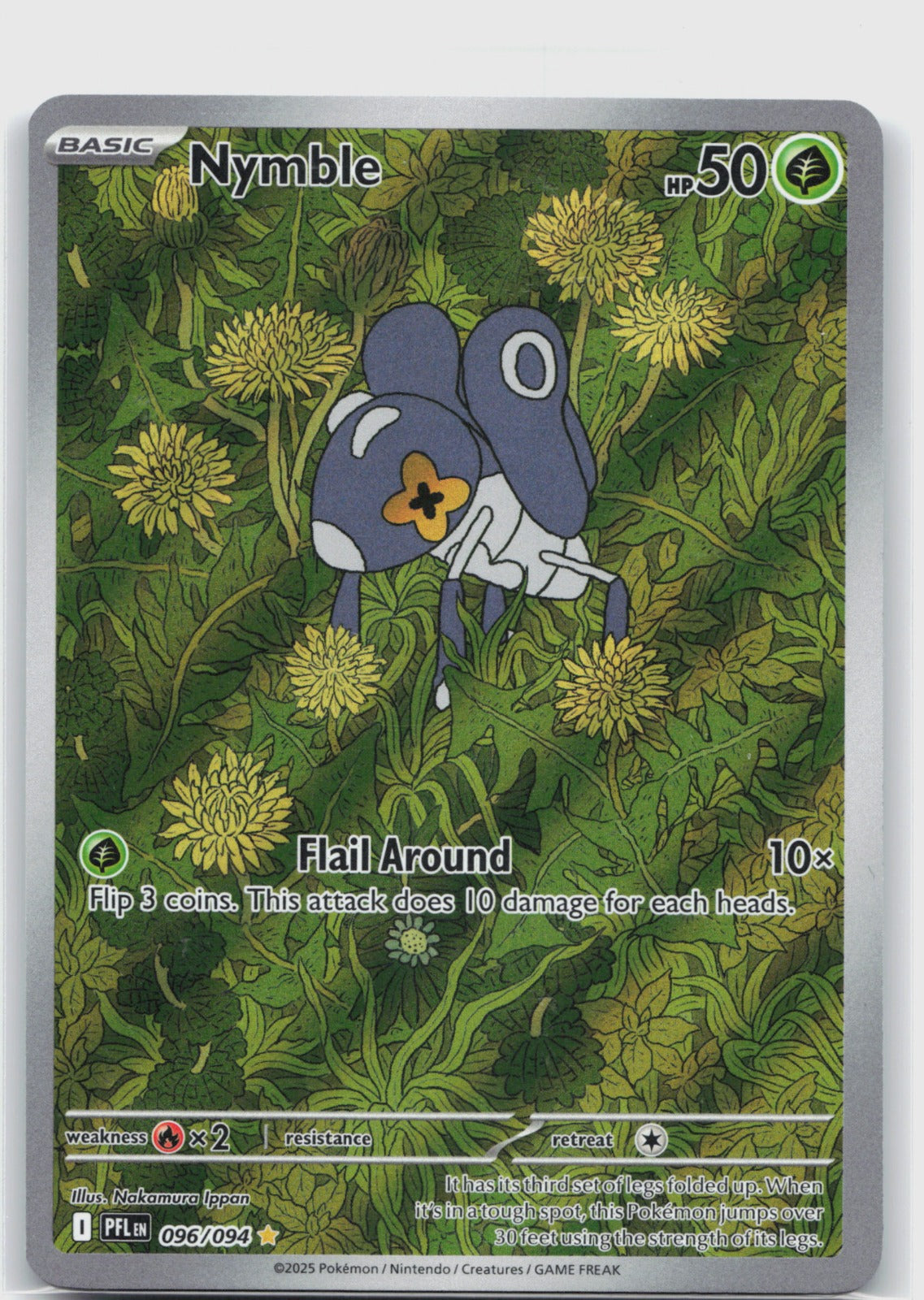 Nymble Holo Illustration Rare ME02: Phantasmal Flames 096/094 NM