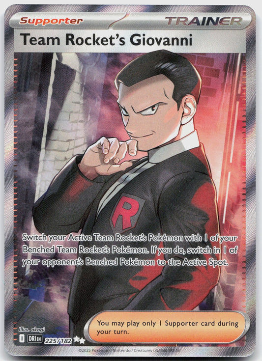 Team Rocket's Giovanni Holo Ultra Rare SV10: Destined Rivals 225/182 NM
