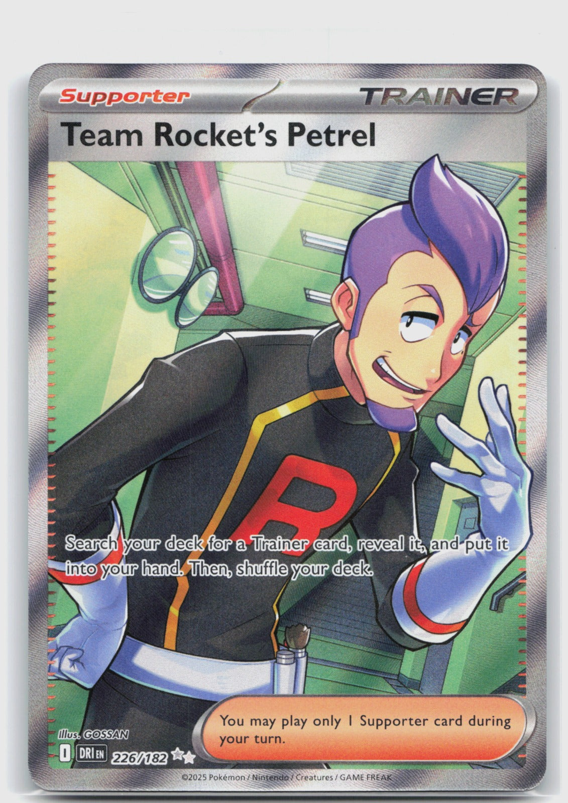 Team Rocket's Petrel Holo Ultra Rare SV10: Destined Rivals 226/182 NM