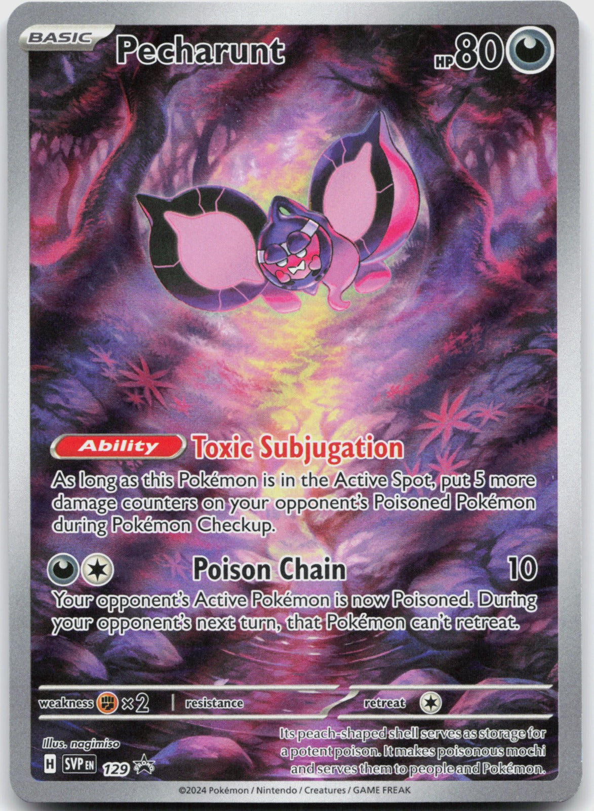 Pecharunt Holo Promo SV: Scarlet & Violet Promo Cards 129 NM