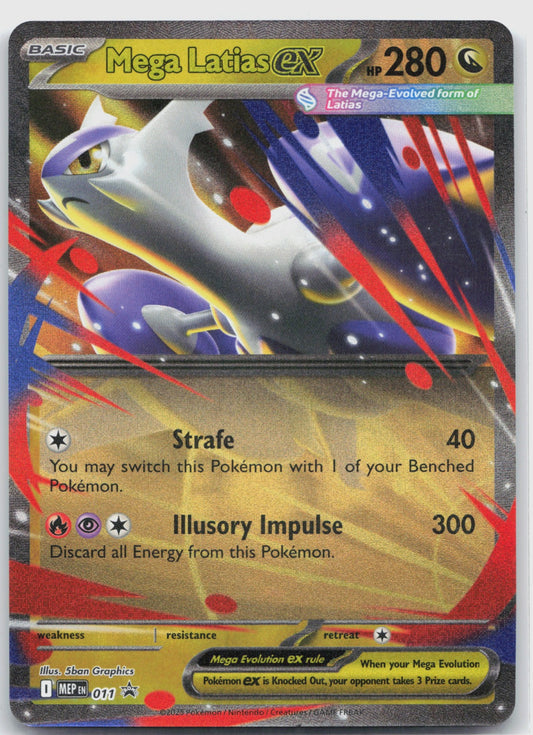 Mega Latias ex Holo Promo ME: Mega Evolution Promo 011 NM