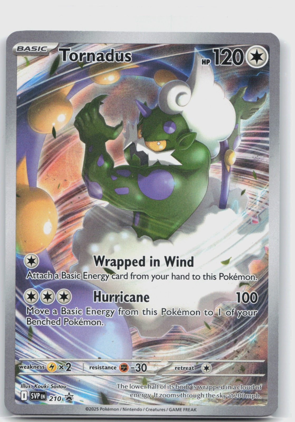 Tornadus Holo Promo SV: Scarlet & Violet Promo Cards 210 NM