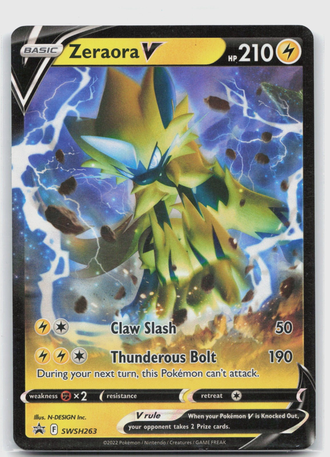Zeraora V Holo Promo SWSH: Sword & Shield Promo Cards SWSH263 NM