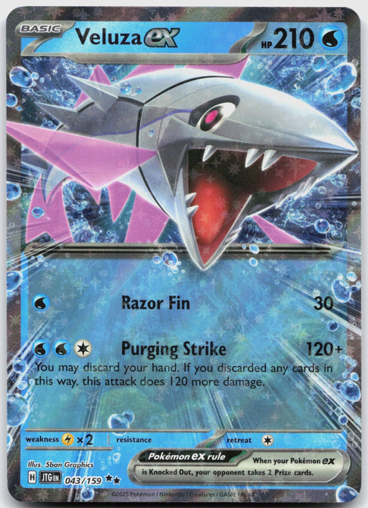 Veluza ex Holo Double Rare SV09: Journey Together 043/159 NM