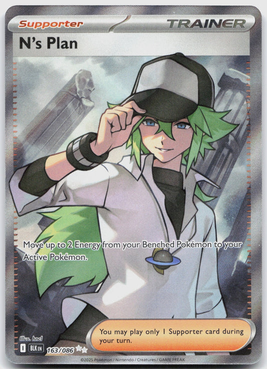 N's Plan Holo Ultra Rare SV: Black Bolt 163/086 NM