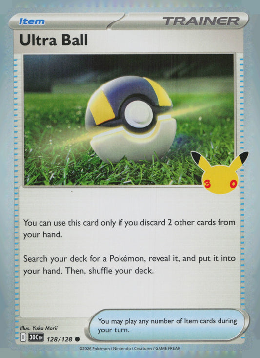 Ultra Ball Holo Common ME: 30th Celebration 128/128 NM