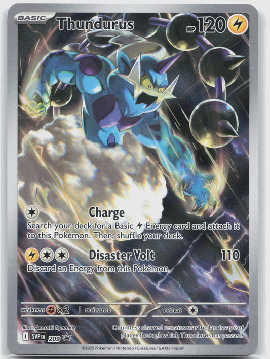 Thundurus Holo Promo SV: Scarlet & Violet Promo Cards 209 NM