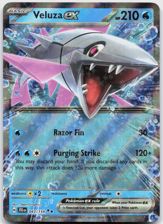 Veluza ex Holo Double Rare SV09: Journey Together 043/159 NM
