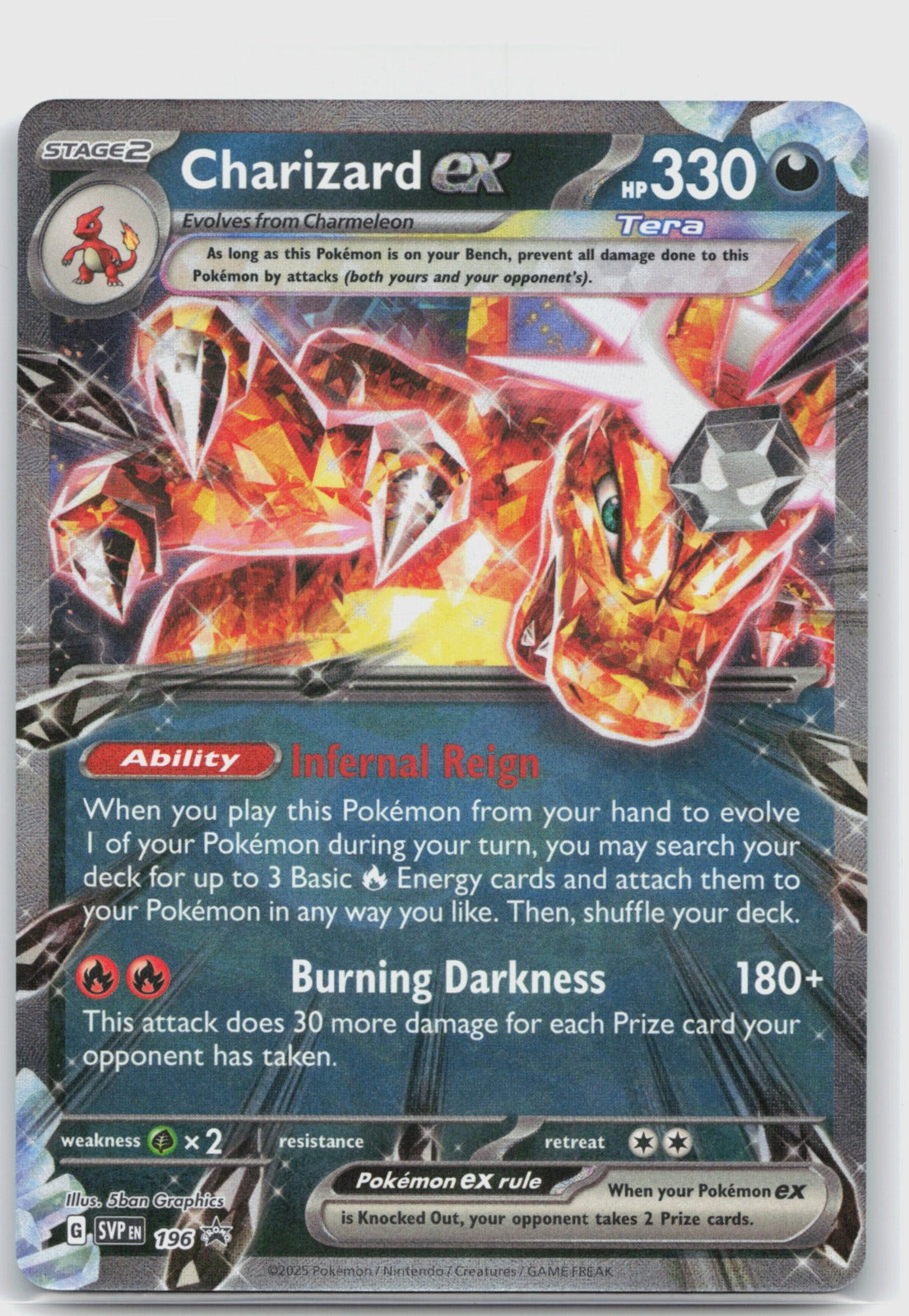 Charizard ex Holo Promo SV: Scarlet & Violet Promo Cards 196 NM