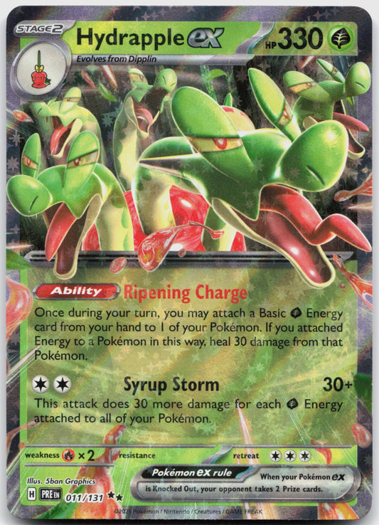 Hydrapple ex Holo Double Rare SV: Prismatic Evolutions 011/131 NM