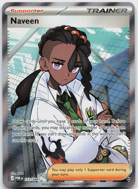 Naveen Holo Ultra Rare ME03: Perfect Order 112/088 NM
