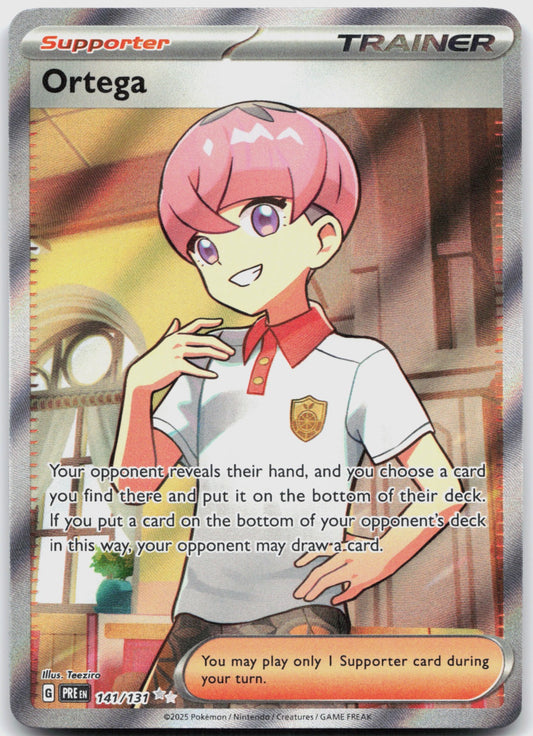 Ortega Holo Ultra Rare SV: Prismatic Evolutions 141/131 NM