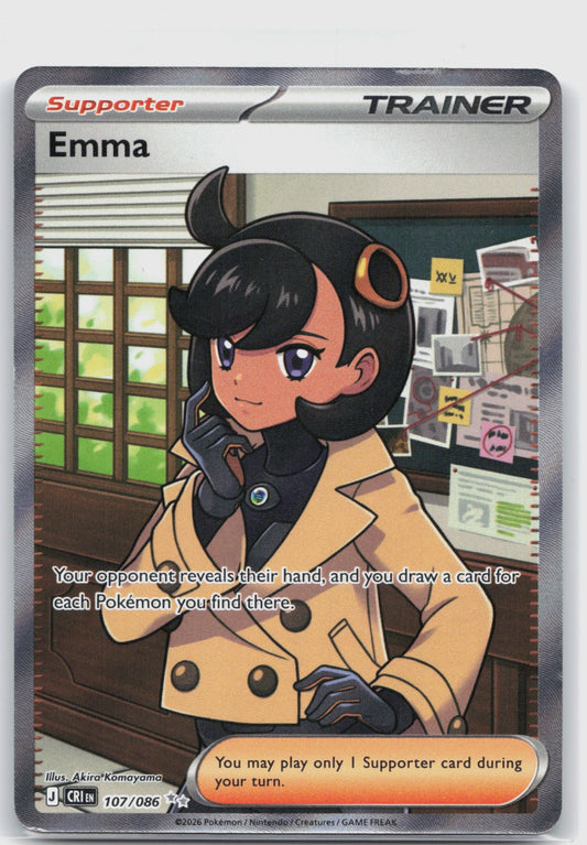 Emma Holo Ultra Rare ME04: Chaos Rising 107/086 NM
