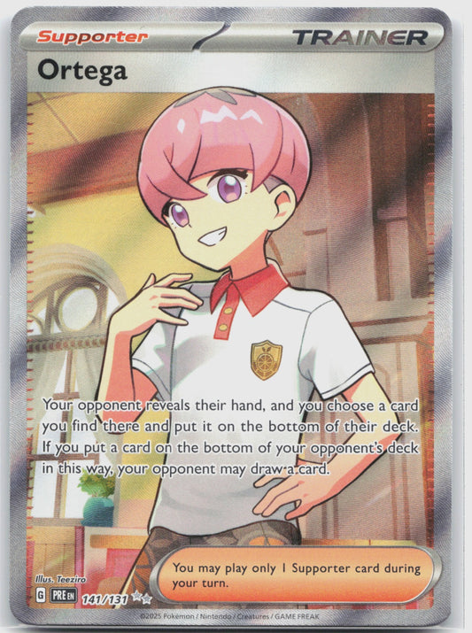 Ortega Holo Ultra Rare SV: Prismatic Evolutions 141/131 NM
