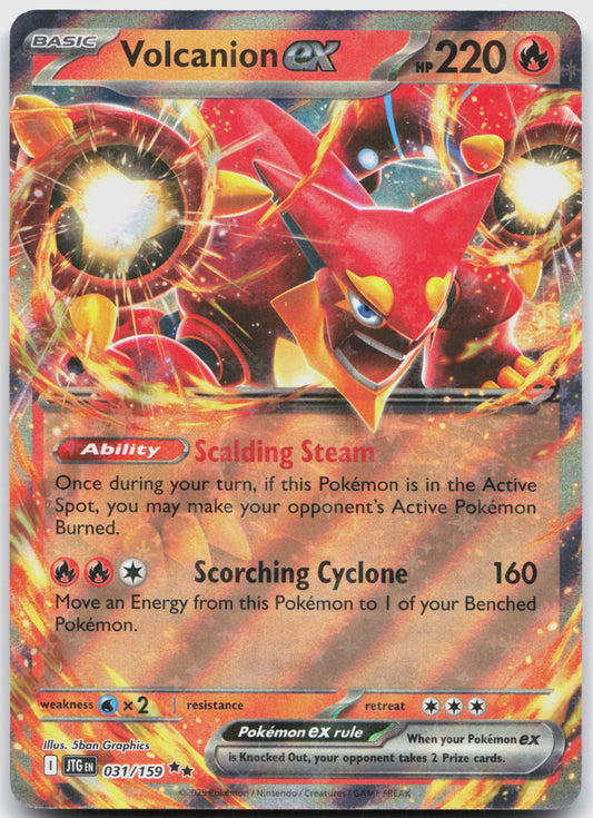 Volcanion ex Holo Double Rare SV09: Journey Together 031/159 NM