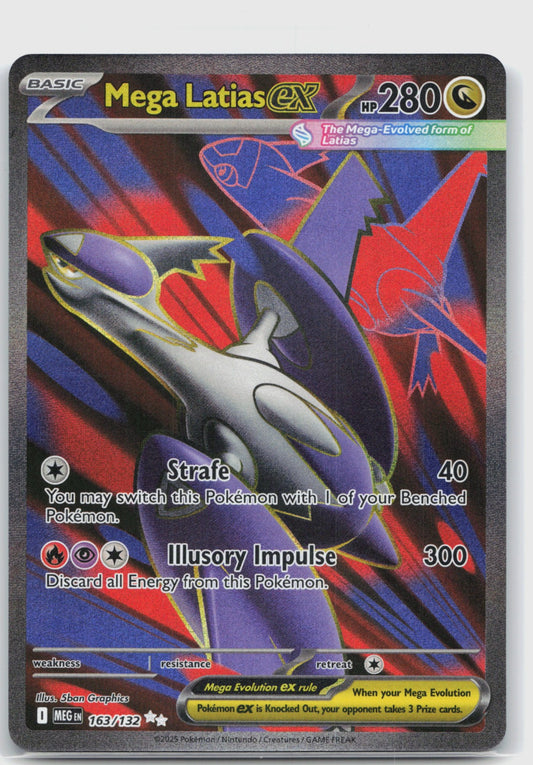 Mega Latias ex Holo Ultra Rare ME01: Mega Evolution 163/132 NM